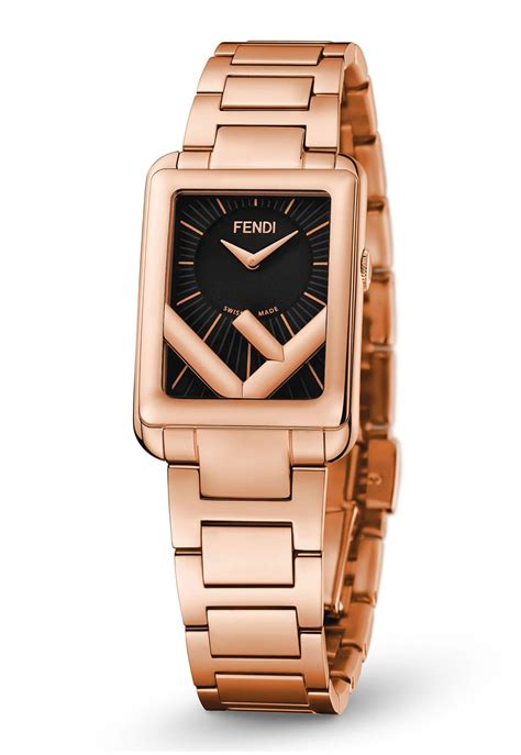 fendi rose gold watch|fendi watches gold.